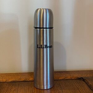 LLBean stainless steel thermos. 24oz.